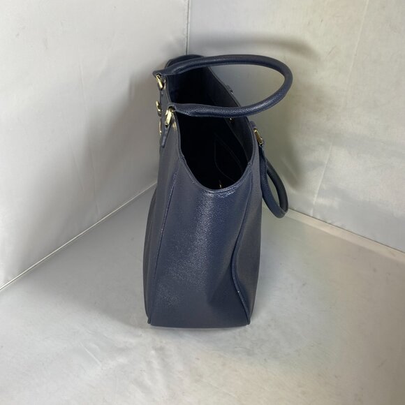 Tory Burch Large Roslyn Navy tote - Picture 3 of 6